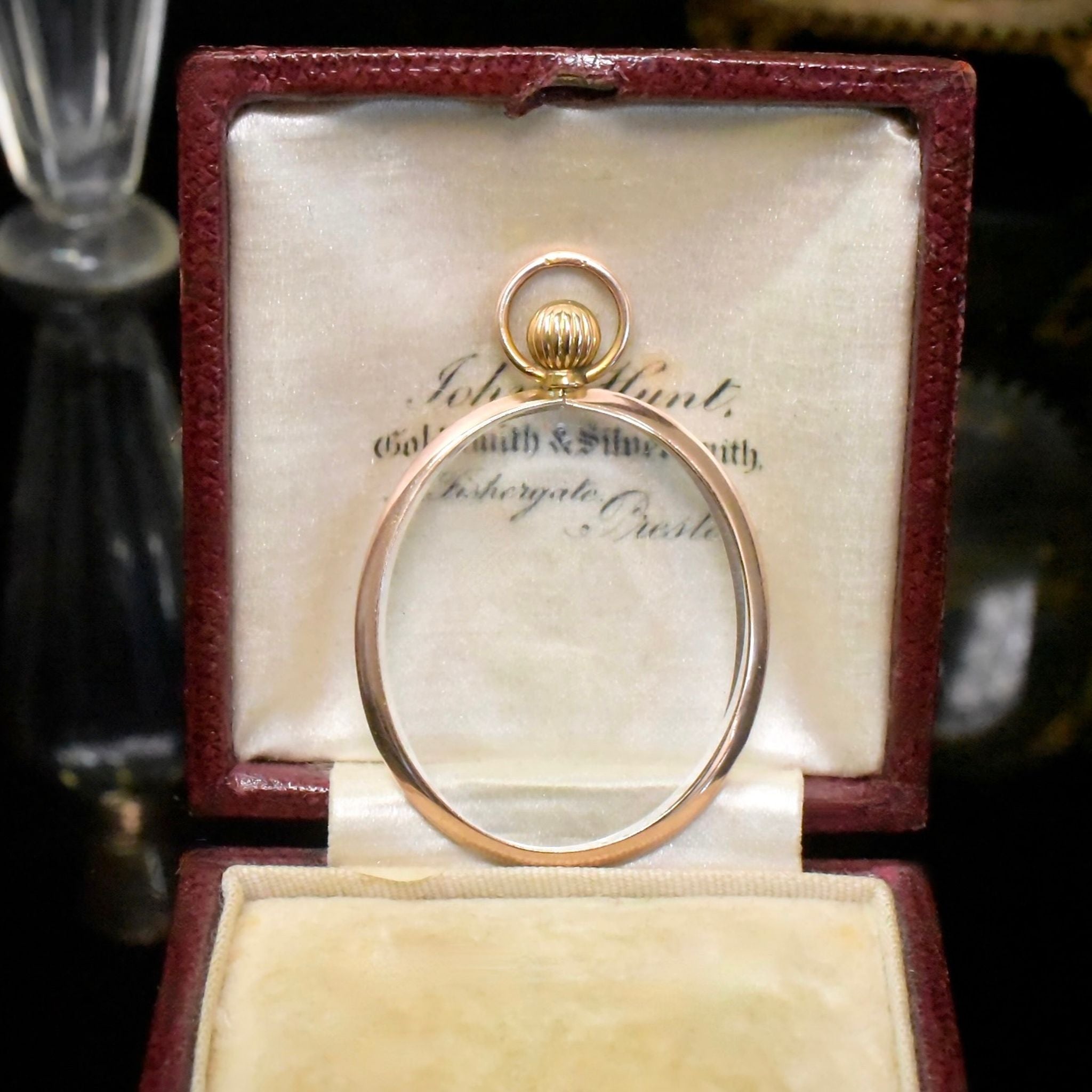 Antique Edwardian 9ct Rose Gold Double Sided Photo Locket - Able & Charnell, Birmingham 1906