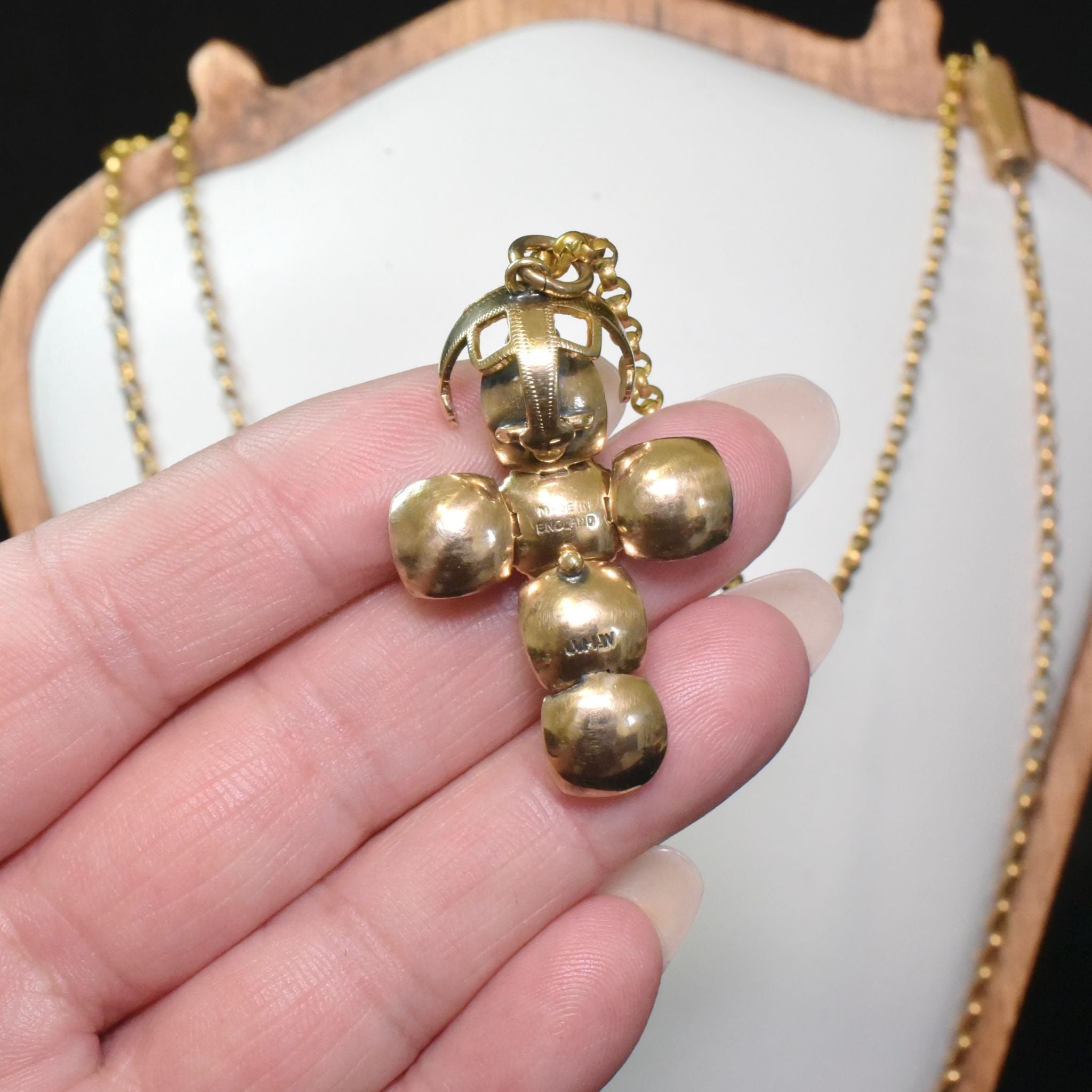 Antique Edwardian 9ct Gold And Silver Masonic Orb/Pendant