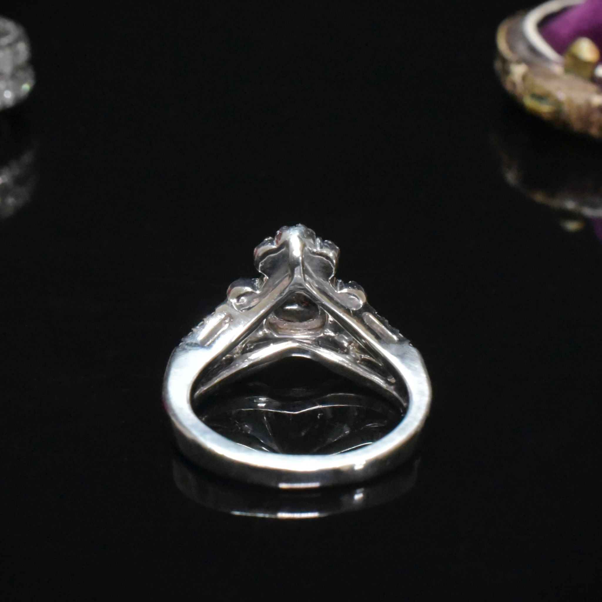 Outstanding Australian Designer Solid Platinum Salt & Pepper (1.06ct) Diamond Grey And White Diamond Ring - TDW 1.51ct Niche Australian Jewellery Designer ‘MANIA MANIA’ Sydney