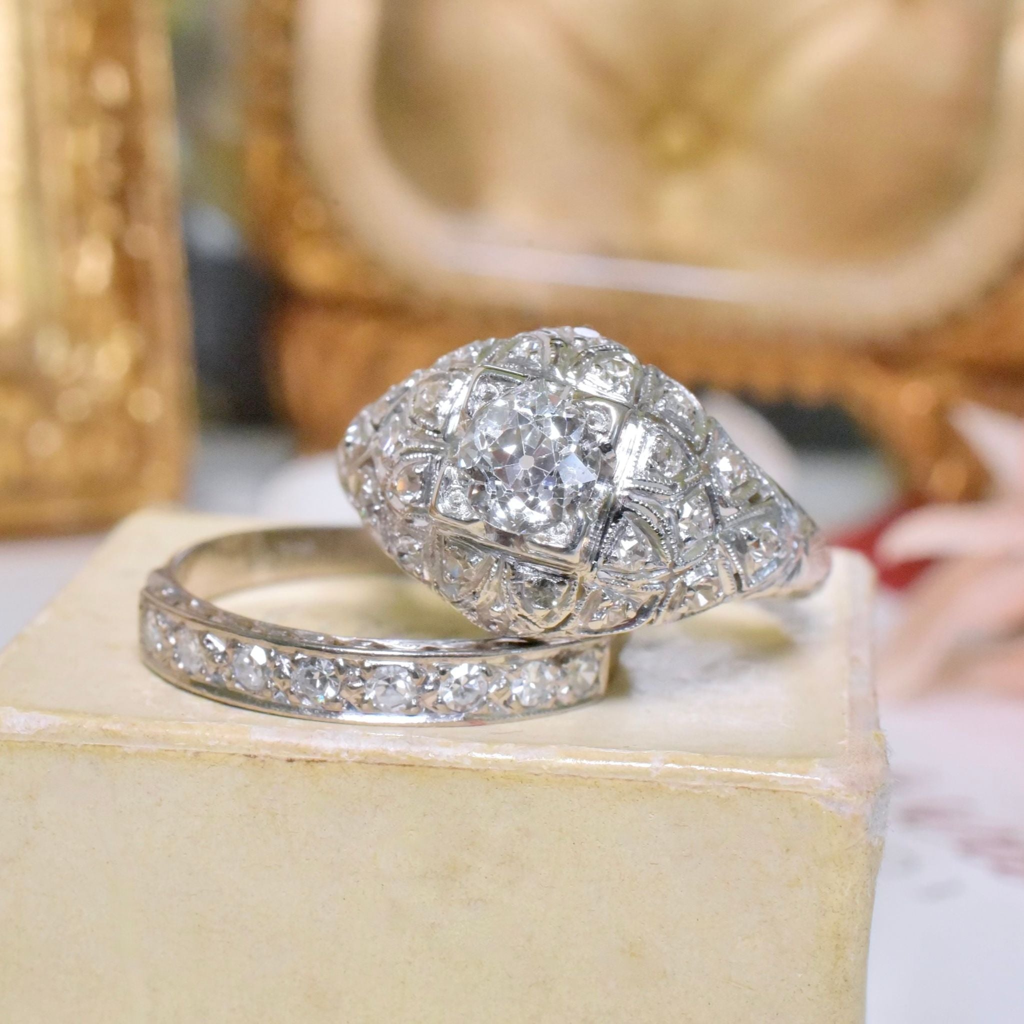 Superb Antique Art Deco Platinum And Diamond Ring 0.92ct - Circa 1920’s Independent Valuation Included In Purchase For $14,400 AUD