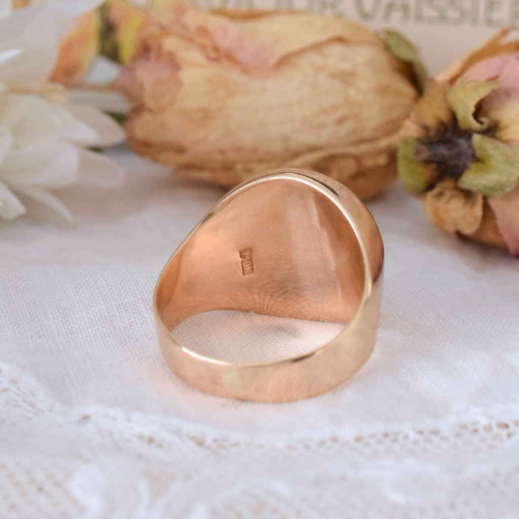 Vintage 18ct And 22ct Rose Gold ‘Coin’ Ring