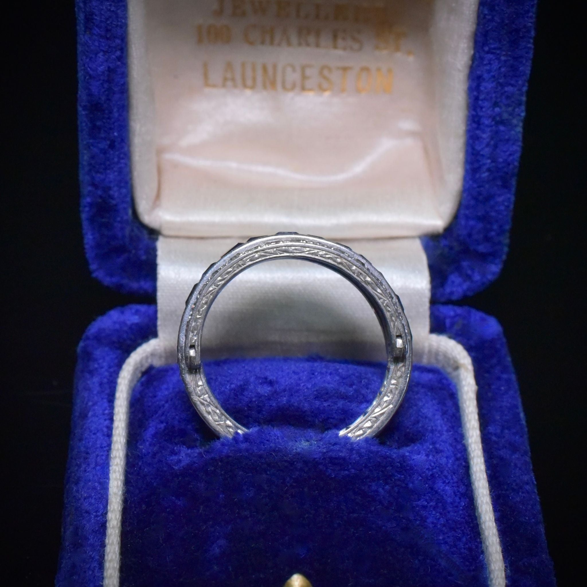 Superb Antique Art Deco Platinum Ruby Sapphire ‘Flip’ Ring Circa 1920’s