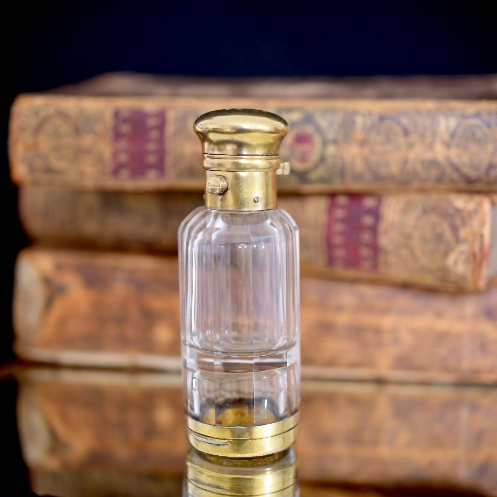 Antique Victorian Combination Scent / Vinaigrette Bottle Circa 1850-60’s