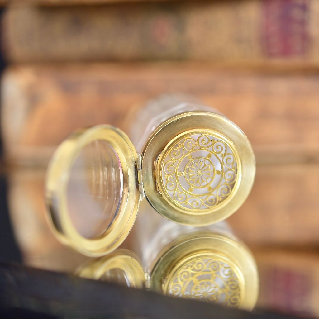 Antique Victorian Combination Scent / Vinaigrette Bottle Circa 1850-60’s