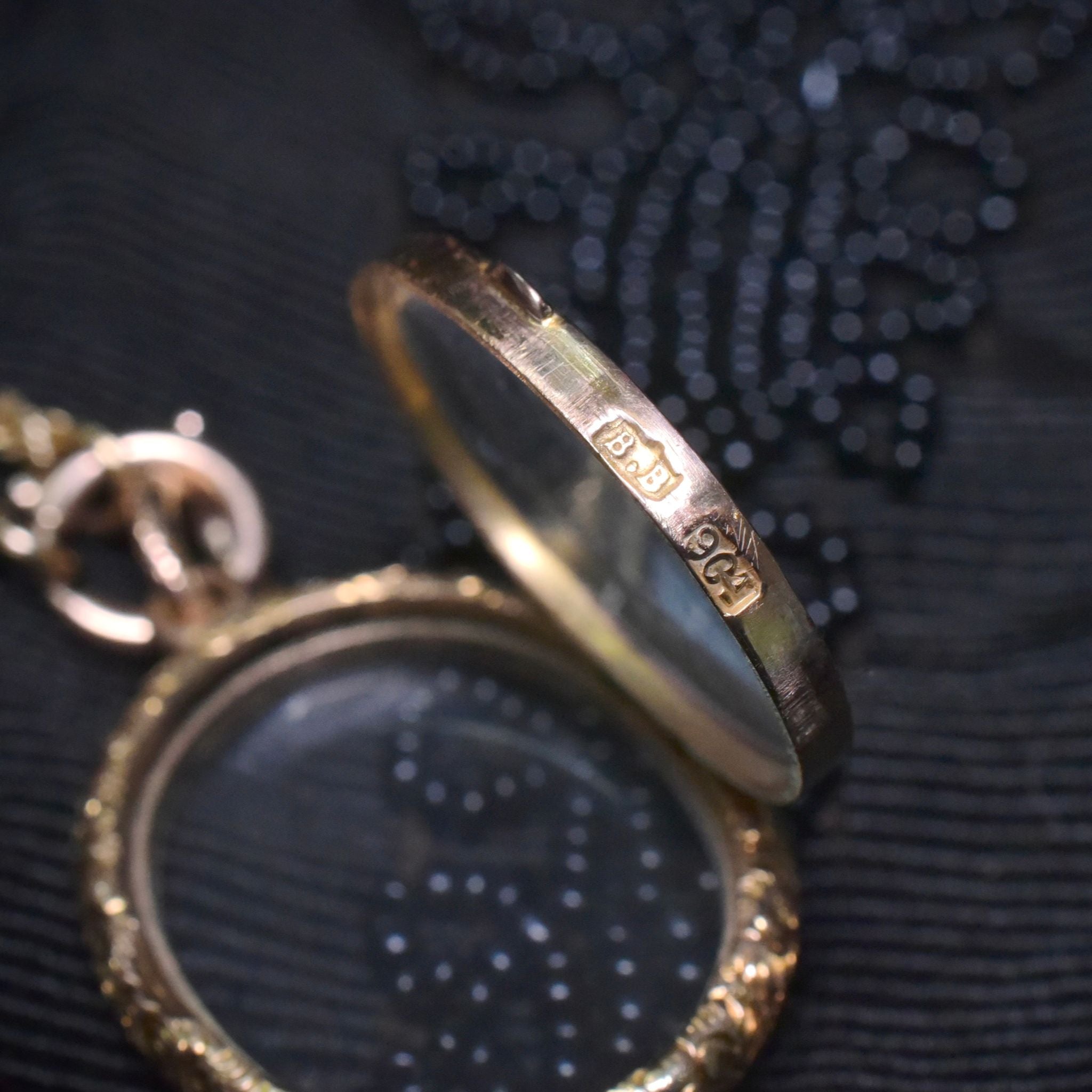Antique Victorian 9ct Rose Gold Opening Double Sided Locket Circa 1890