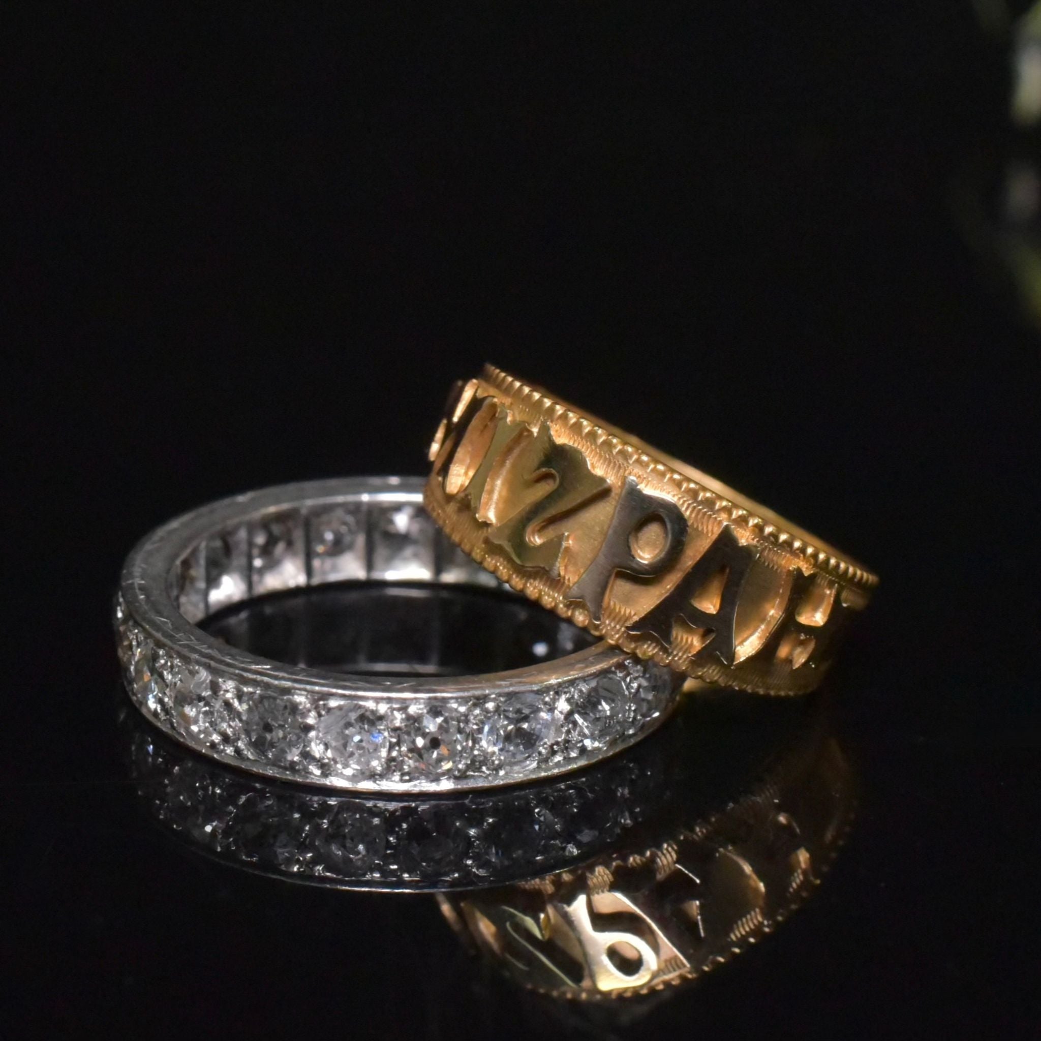 Immaculate Antique Victorian 18ct Yellow Gold ‘MIZPAH’ Ring - Birmingham 1901
