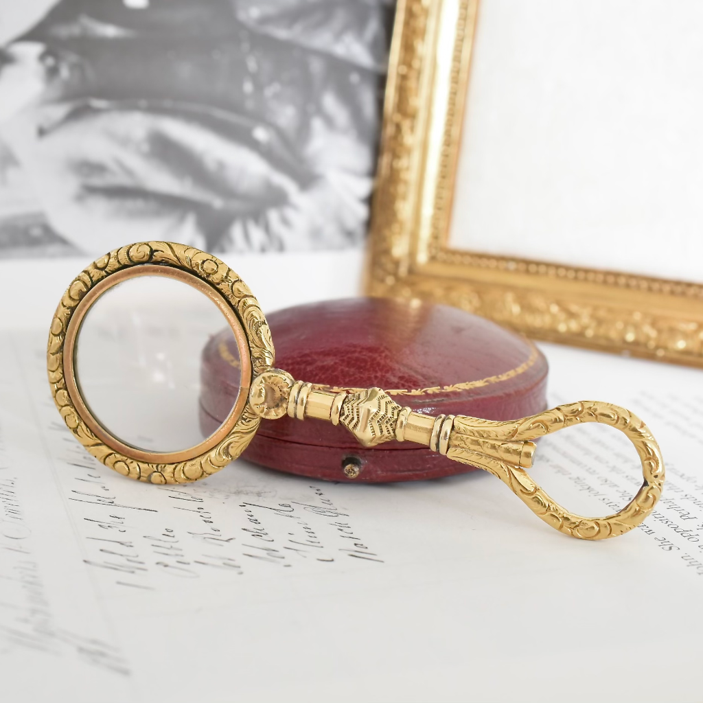 Antique Victorian 18ct *Gold Cased* Magnifying Quizzing Glass