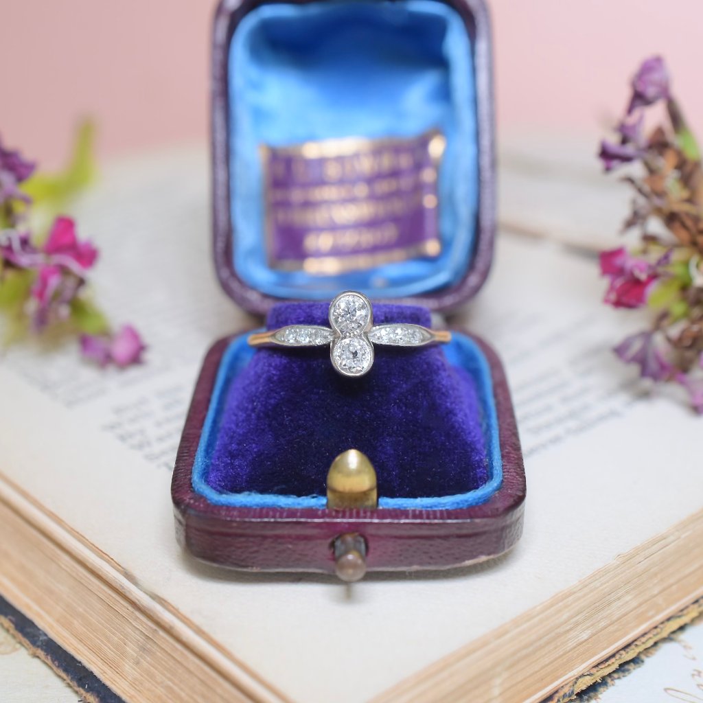 Antique Edwardian Era 18ct Gold ‘Toi et Moi’ Diamond Ring