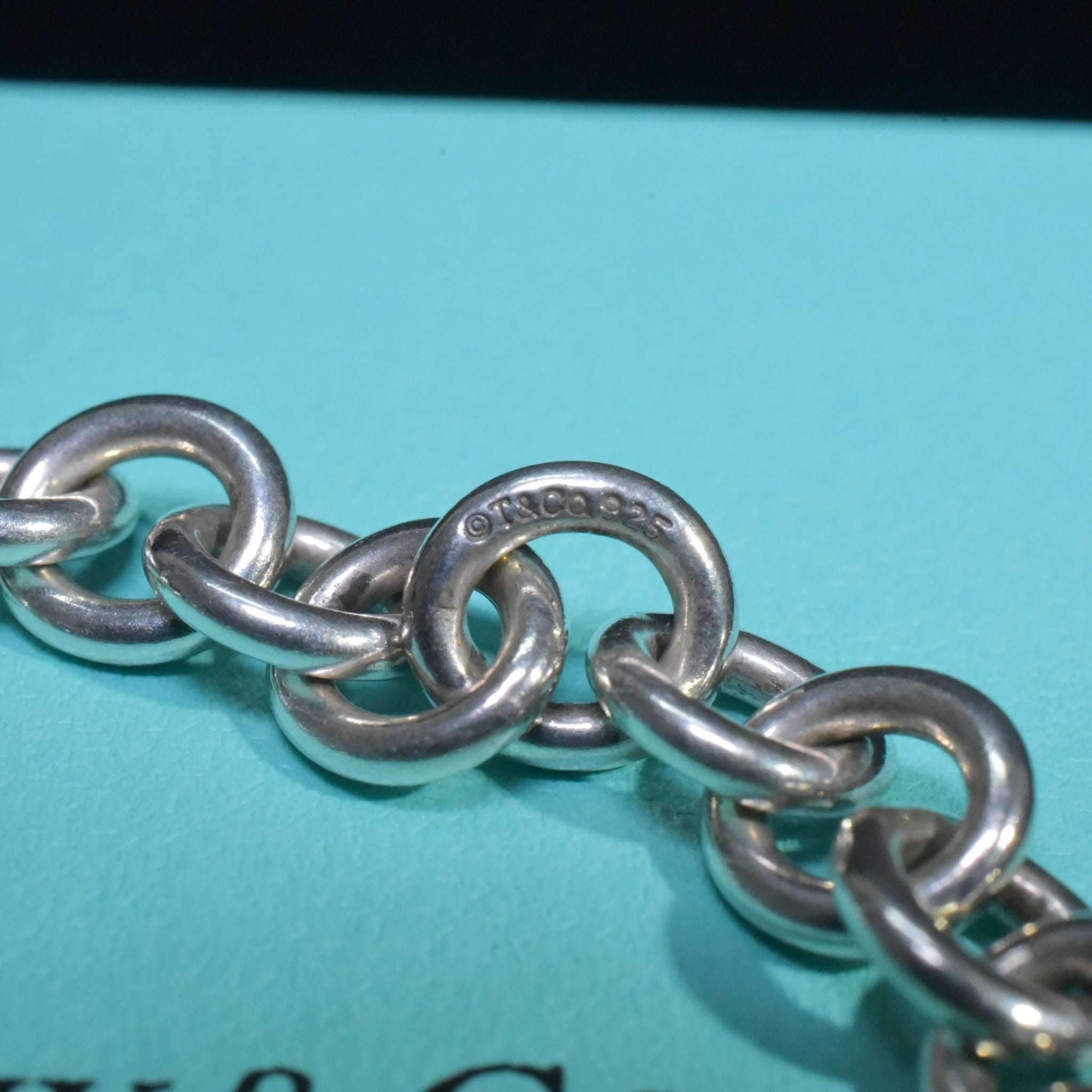 Contemporary Sterling Silver ‘1837’ TIFFANY & CO. Bracelet (Original pouch and box included)
