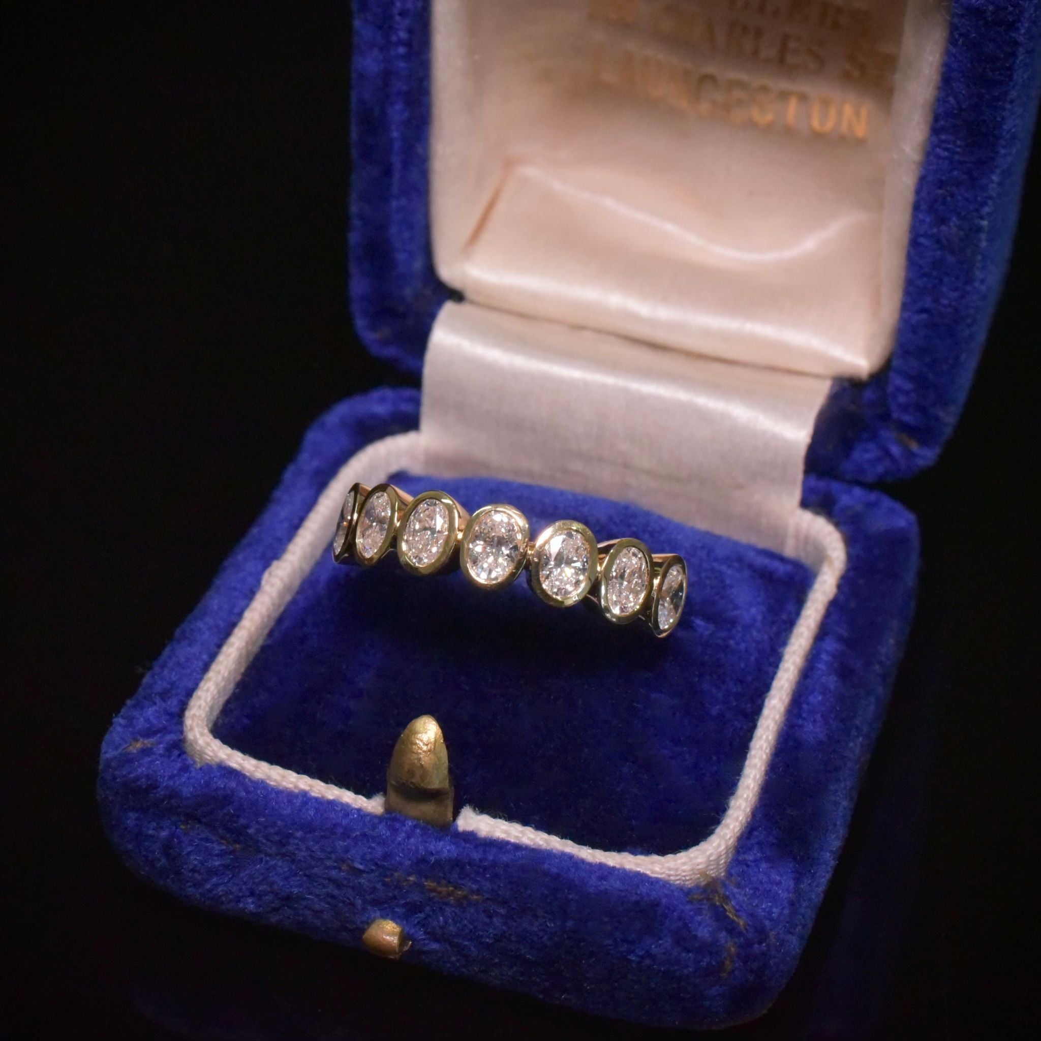 Superb Australian Designer 18ct Yellow Gold 1.05ct Diamond Half Hoop Ring By Paul Bram - Melbourne Independent Gemmological Valuation with Purchase $10,000 AUD