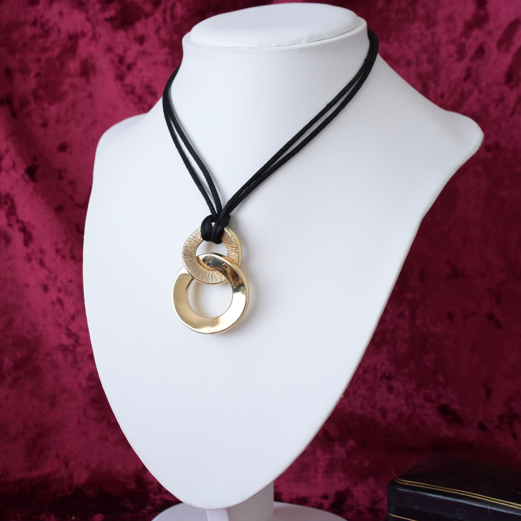 Contemporary 18ct Yellow Gold Italian ‘Designer Look’ Necklace