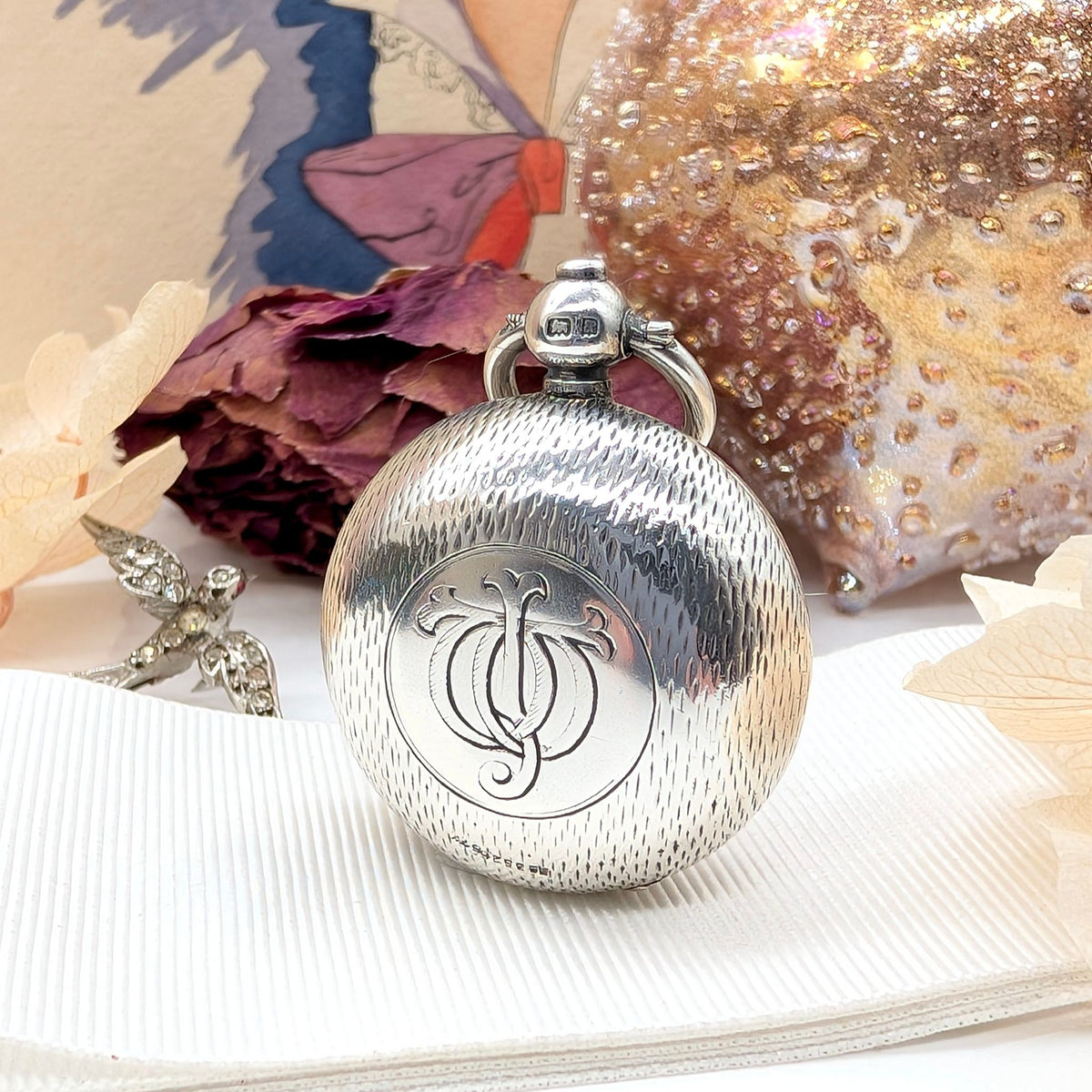 Antique Sterling Silver Sovereign Case By Horton & Allday - Birmingham 1900
