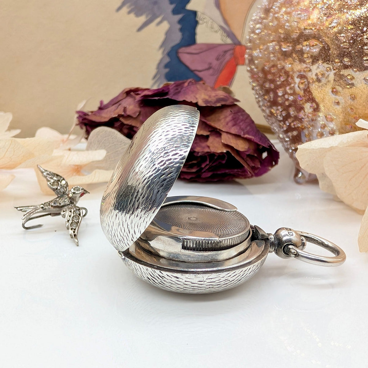 Antique Sterling Silver Sovereign Case By Horton & Allday - Birmingham 1900