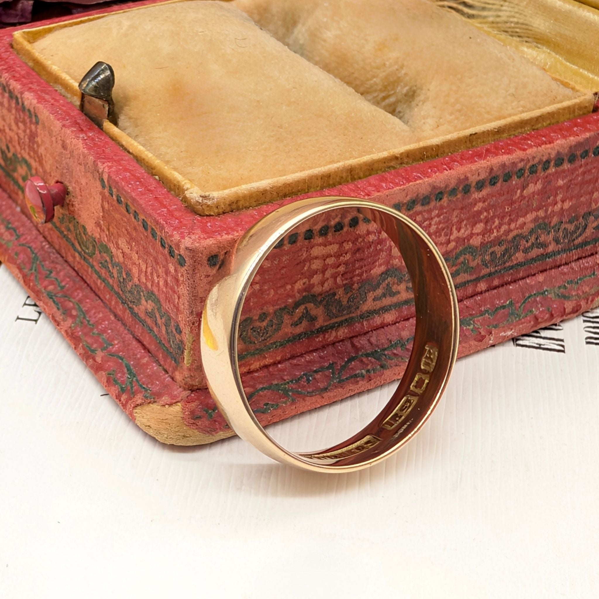 Antique Australian 18ct Rose Gold Ring By ’Saunders’ Circa 1910-1915