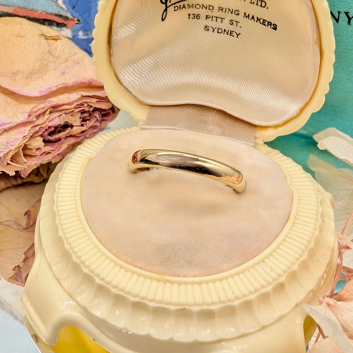 Vintage 18ct Yellow Gold ‘Tiffany & Co Forever Collection’ Band - 1999 With Original Pouch