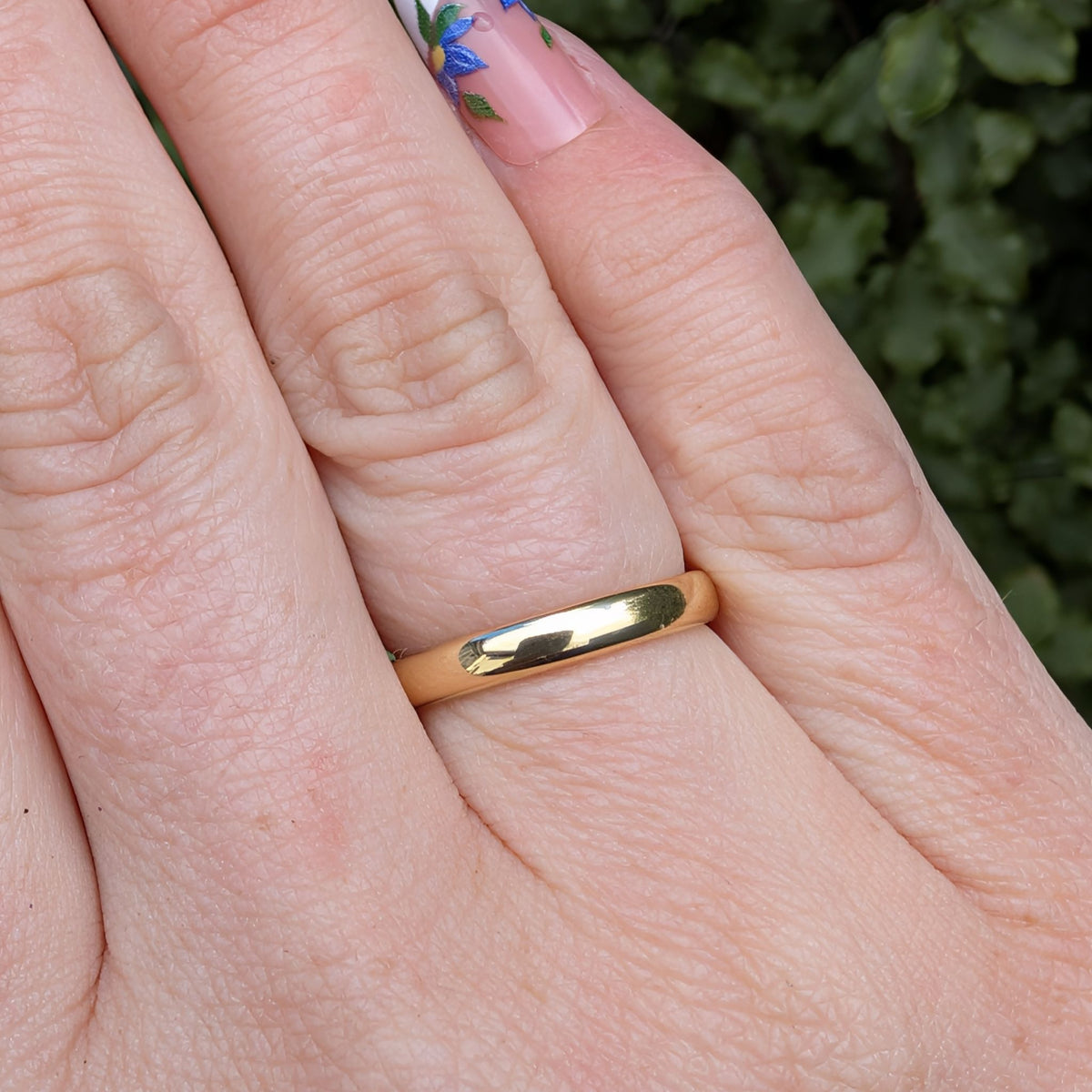 Vintage 18ct Yellow Gold ‘Tiffany & Co Forever Collection’ Band - 1999 With Original Pouch