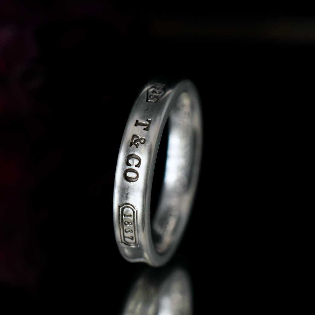 Tiffany & Co. Sterling Silver ‘1837’ Ring