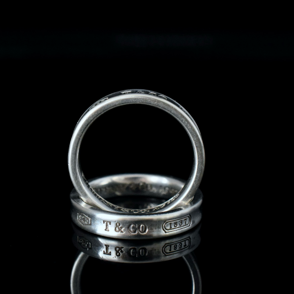 Tiffany & Co. Sterling Silver ‘1837’ Ring
