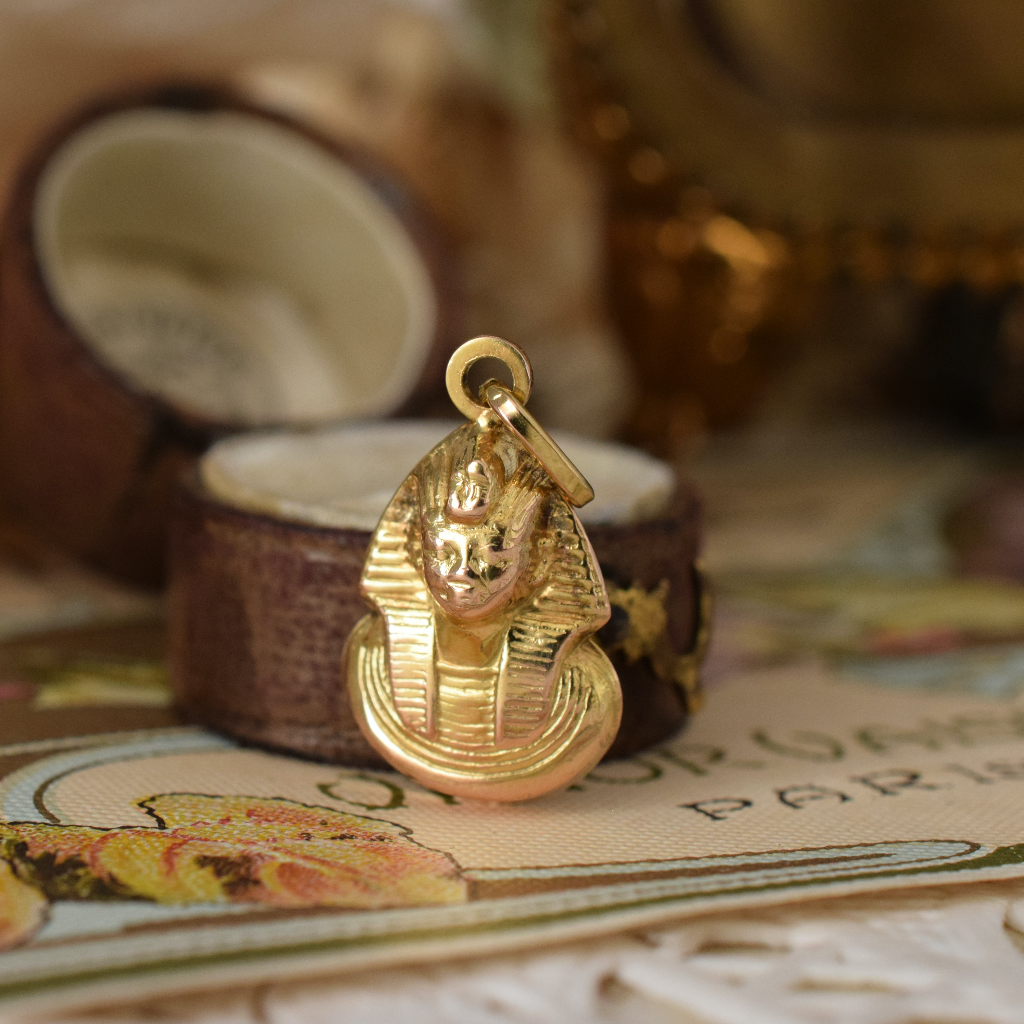 Charming 9ct Yellow Gold ‘King Tut’ Charm / Pendant