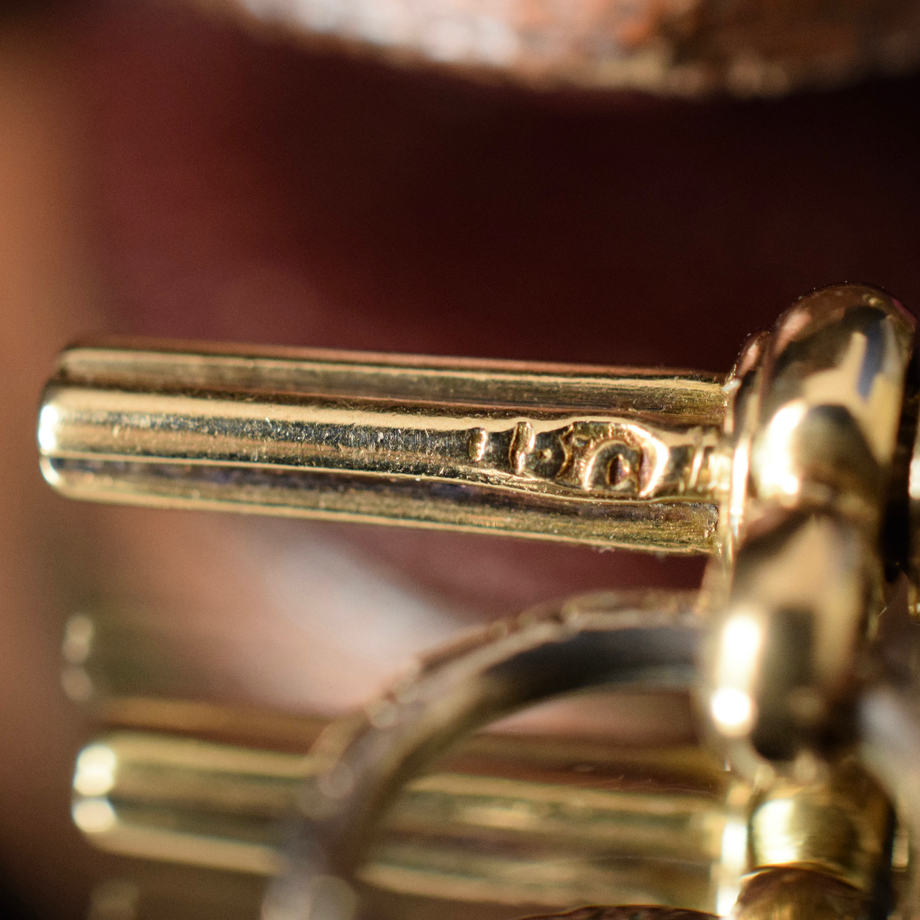 Late Georgian/Early Victorian 15ct Gold Fancy Swivel Fob Watch Key Pendant Circa 1840