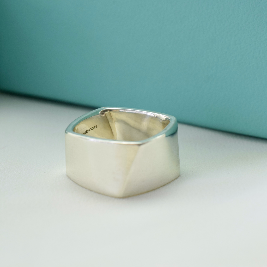 Frank Gehry Tiffany & Co. Sterling Silver Torque Ring