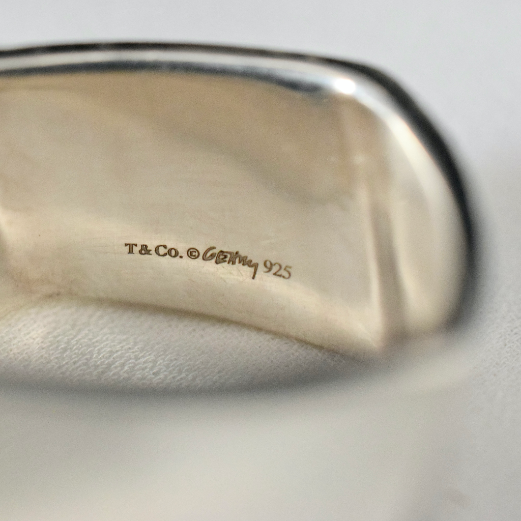 Frank Gehry Tiffany & Co. Sterling Silver Torque Ring