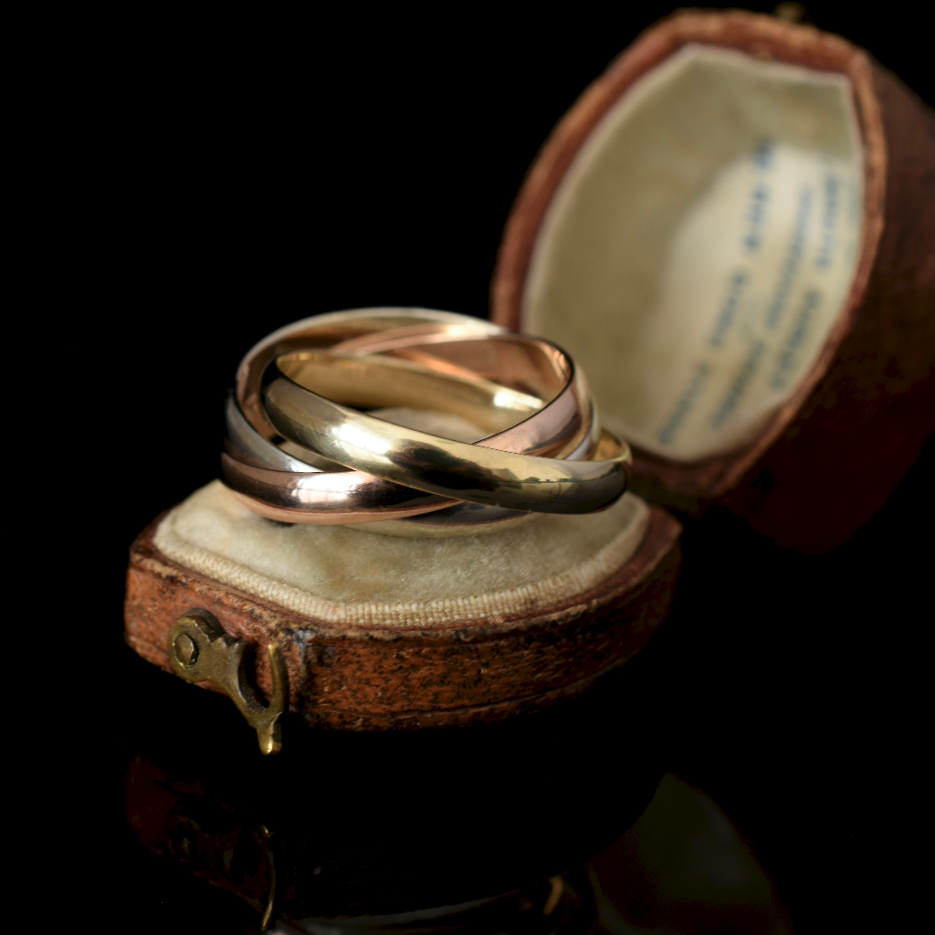 9ct Gold Vintage Russian Wedding Ring 380f | Amanda Appleby