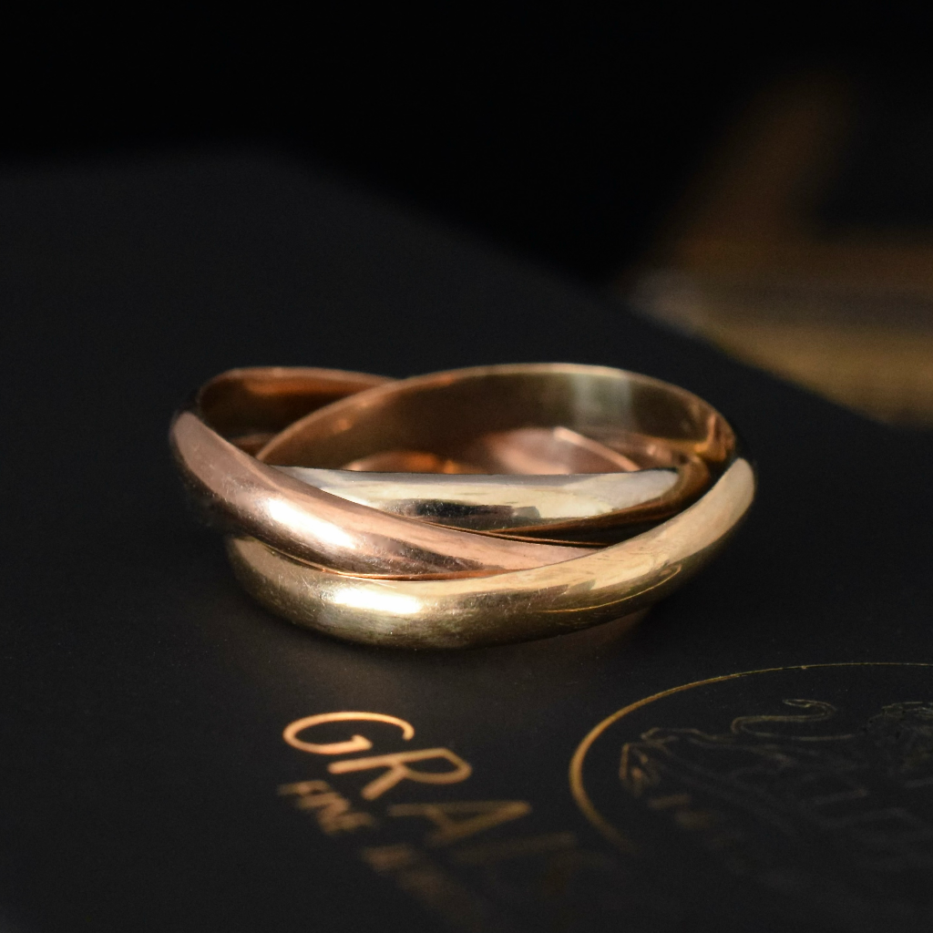 Tri Colour Russian Wedding Ring 2025