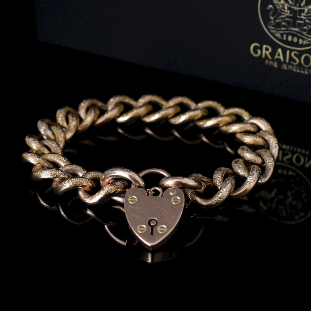 Superb Victorian 9ct Rose/Yellow Gold ‘Day And Night’ Bracelet Circa 1890