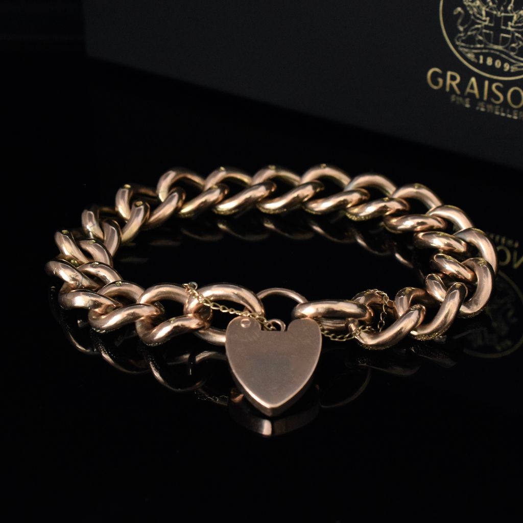 Superb Victorian 9ct Rose/Yellow Gold ‘Day And Night’ Bracelet Circa 1890