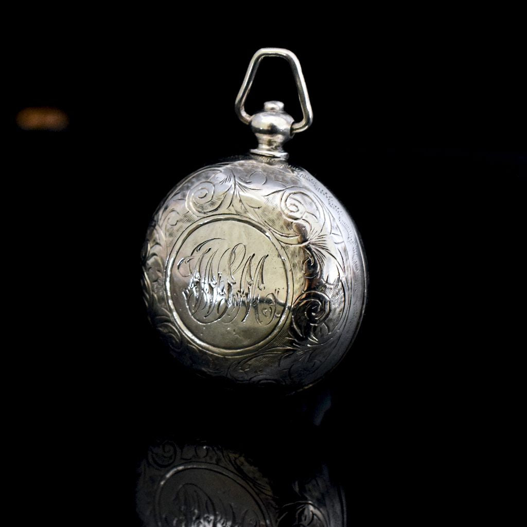 Antique Sterling Silver Sovereign Case Hallmarked ’T Heatley’ Birmingham Dated 1901