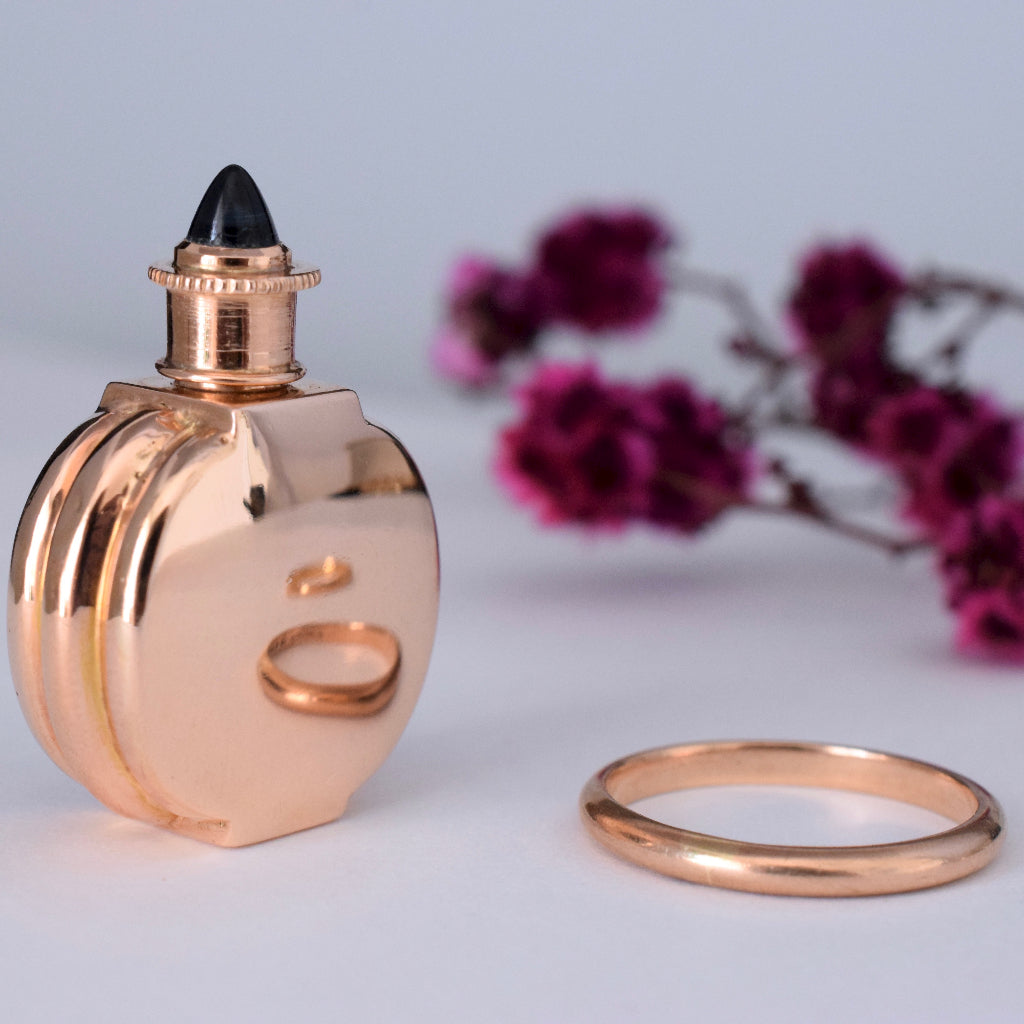 Superb 18ct Rose Gold Perfume Bottle/Dropper
