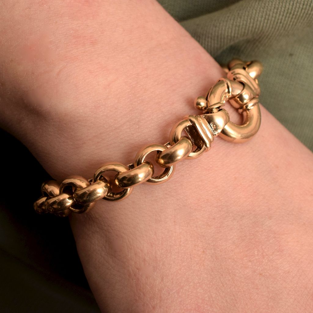Gold 'N' Gifts - 🌟9ct Gold belcher bracelet with plain and... | Facebook