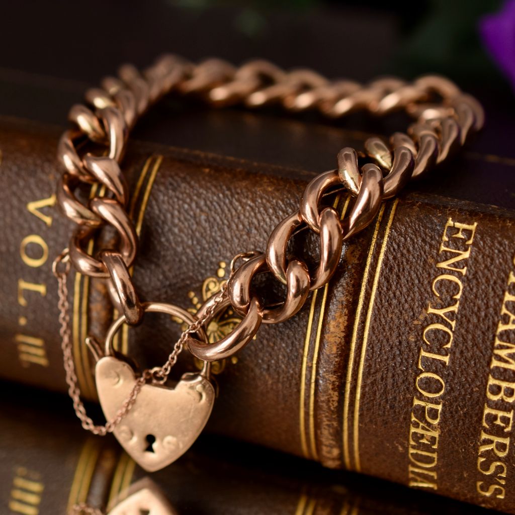 Antique Rose Gold Bracelet Chain  332582  Sellingantiquescouk