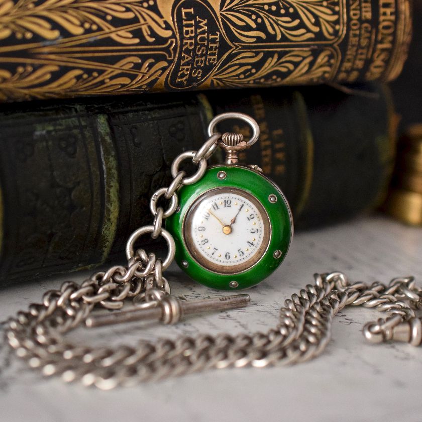 Pearl pocket watch sale