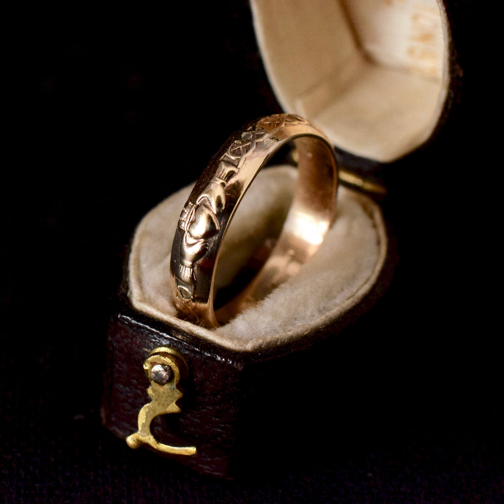Irish 9ct Yellow Gold Claddagh Ring