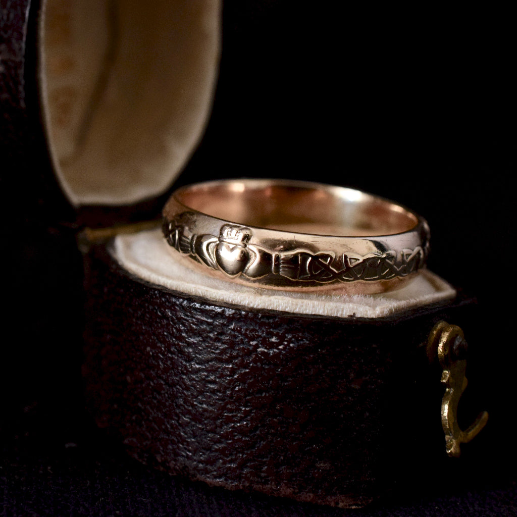 Irish 9ct Yellow Gold Claddagh Ring